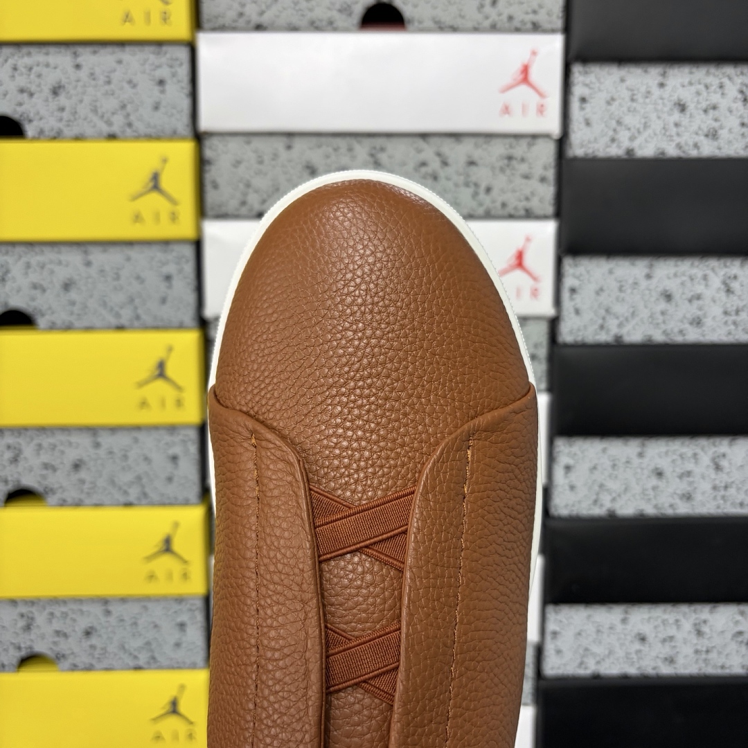 Zegna Deerskin Triple Stitch (White Orange) - Image 3