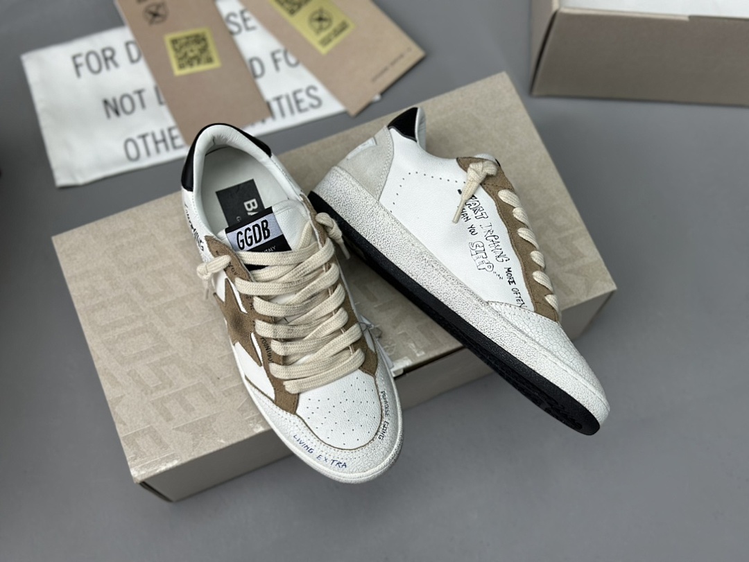Golden Goose Deluxe Brand Brown Star (Black) - Image 3