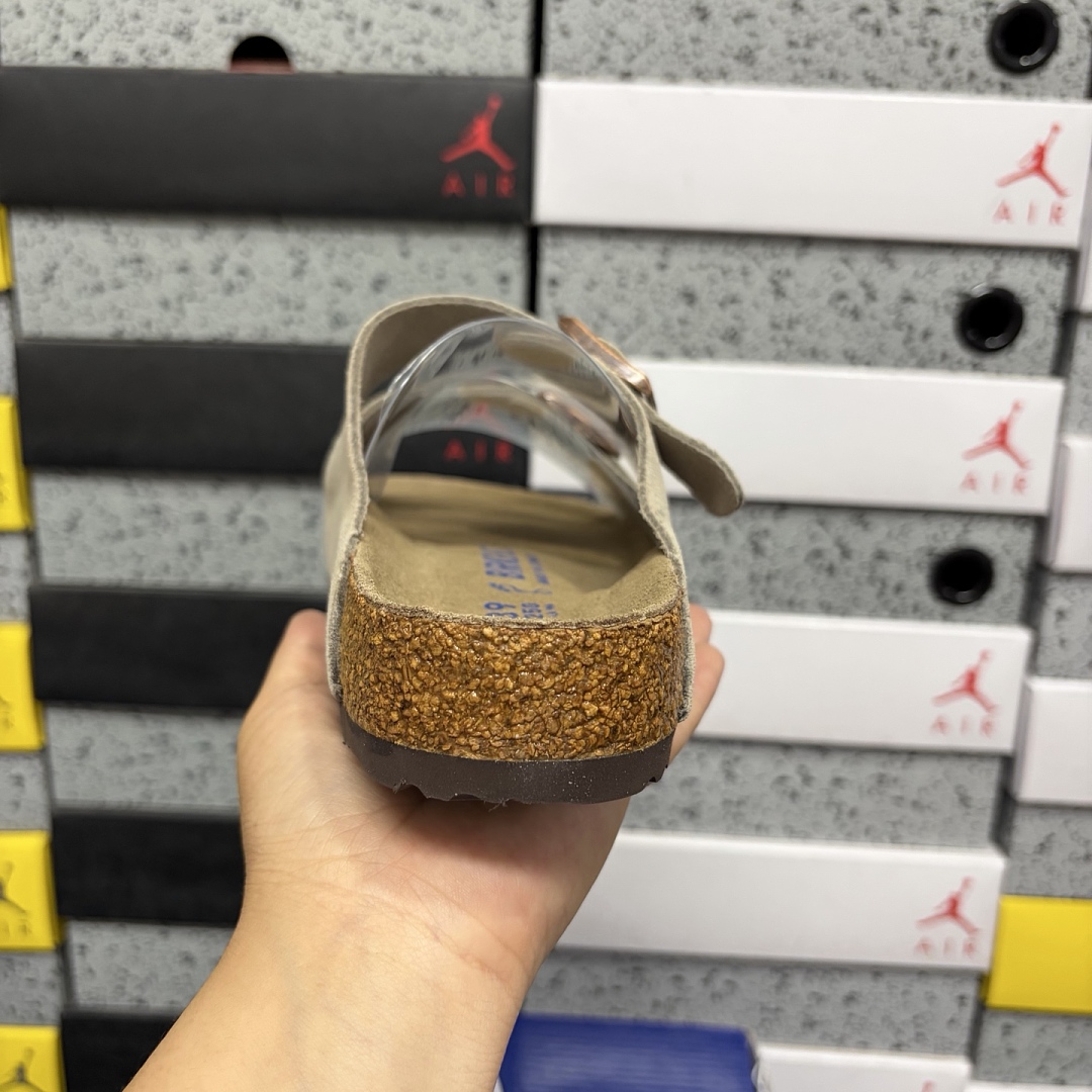 Birkenstock Birken Arizona Birkibuc 1022154 (Khaki) - Image 9