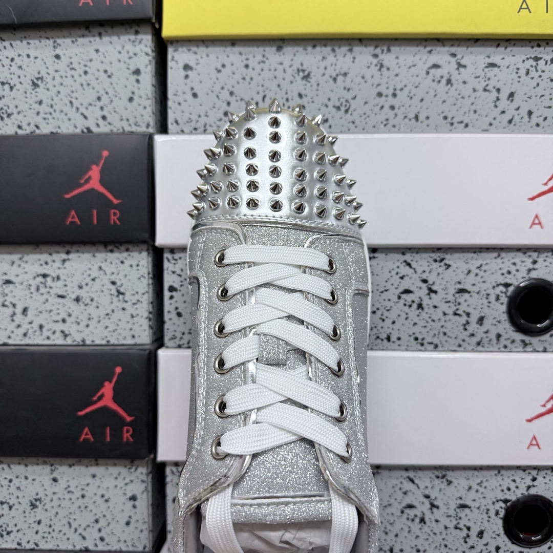 Christian Louboutin CL 3220460SV71 Silver Stud - Image 10