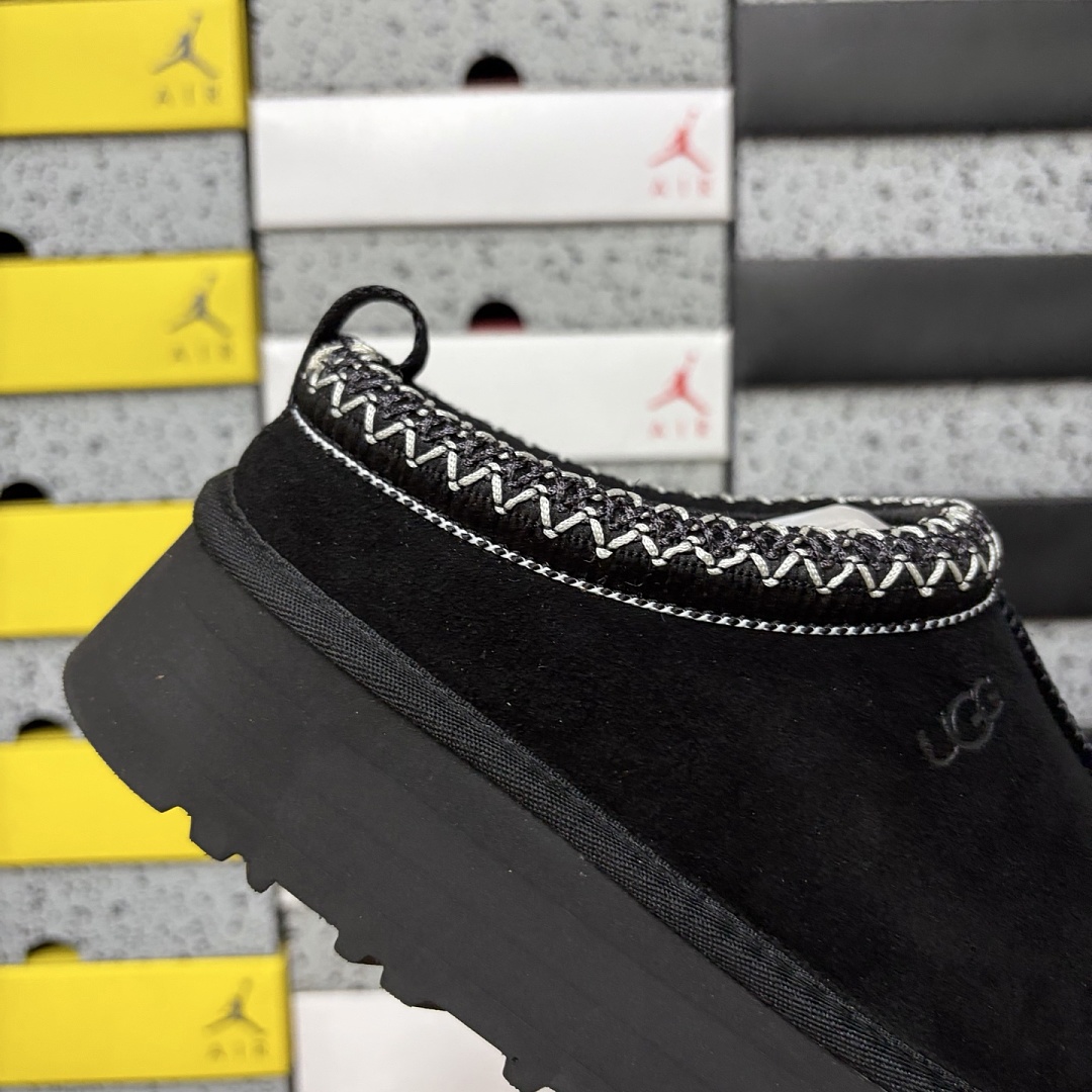 UGG Tazz Thick Sole Loafers / Ethnic Black -2553 - Image 3