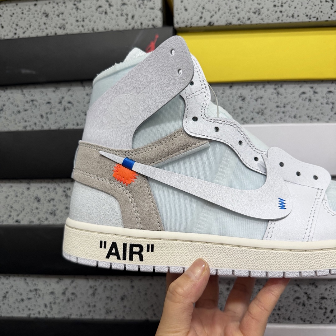 Nike Jordan 1 Retro High Virgil Abloh Archive Alaska - Image 5