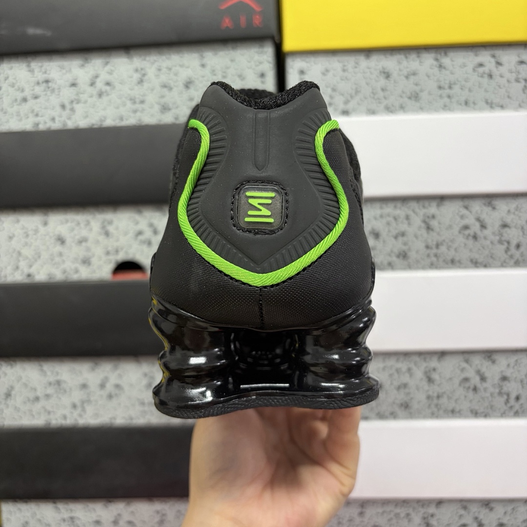 Nike Shox TL Black Green Strike - Image 10