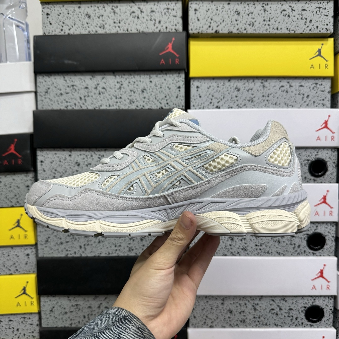 ASICS Gel-NYC Ivory Mid Grey 1203A372-600 - Image 7