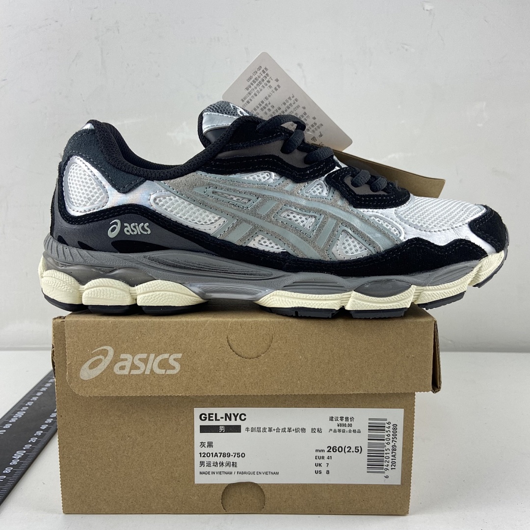 ASICS Gel-NYC Ivory Clay Grey NYC (Black) - Image 3