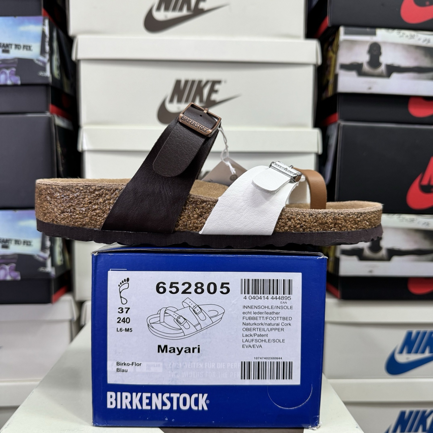 Birkenstock Birken Arizona Birkibuc Double Buckle Flip Flops - Image 10