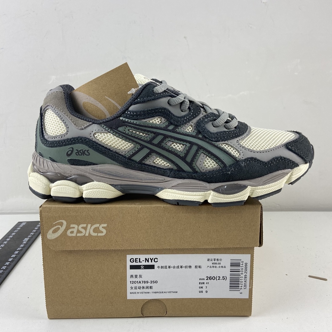 ASICS Gel-NYC Oatmeal Obsidian Grey NYC