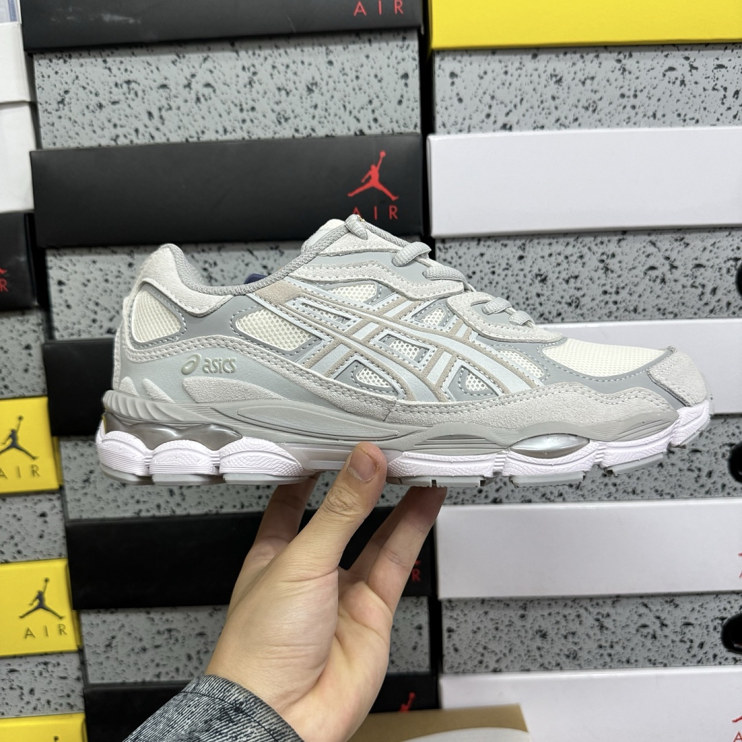 ASICS Gel-NYC Cream Cloud Grey 1203A663-101 - Image 3