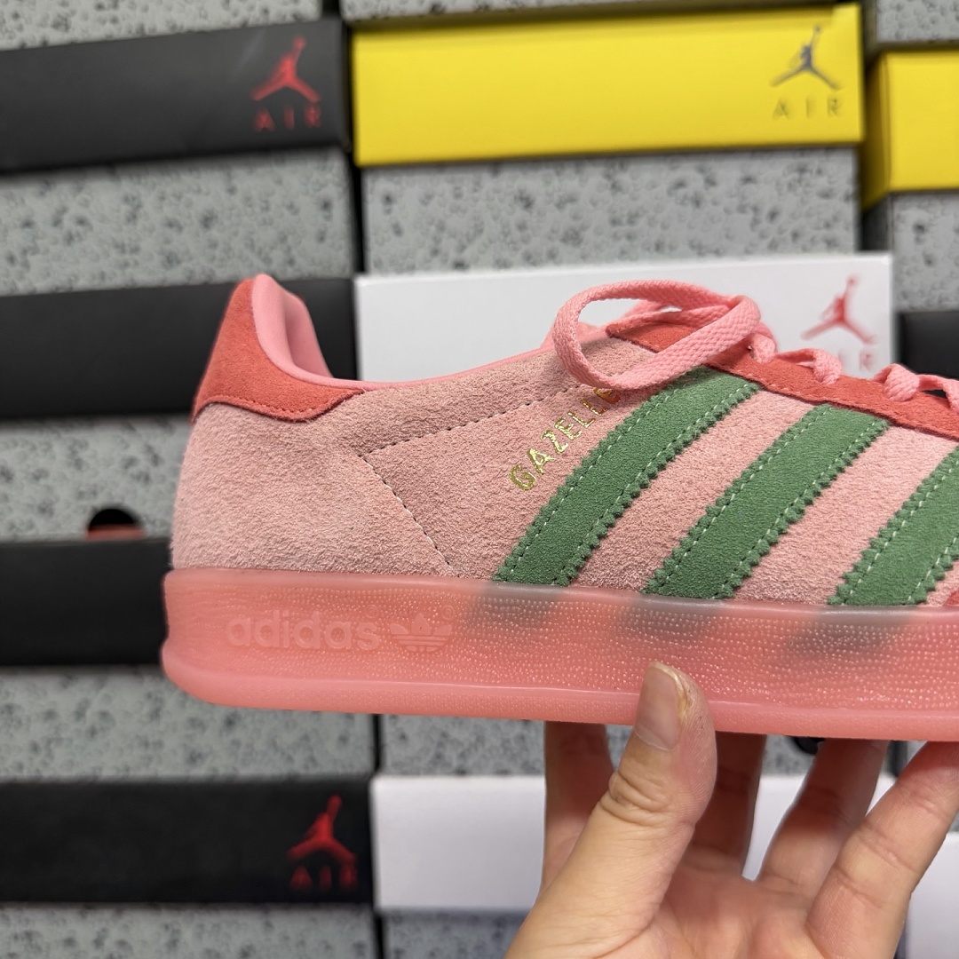 Adidas Gazelle Indoor Semi Pink Spark Preloved Scarlet - Image 7