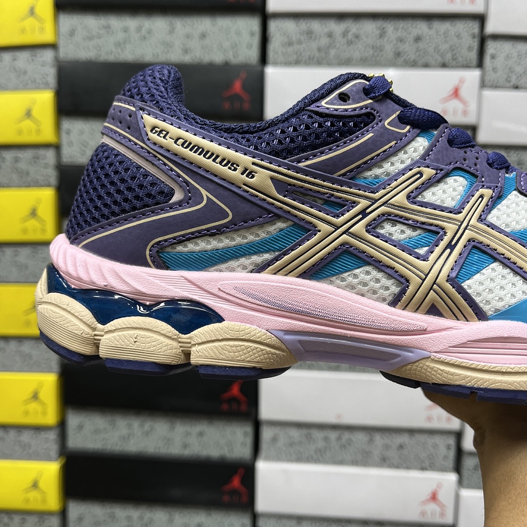 ASICS Gel-Cumulus 16 Purple Cloud Grey Bisque - Image 3