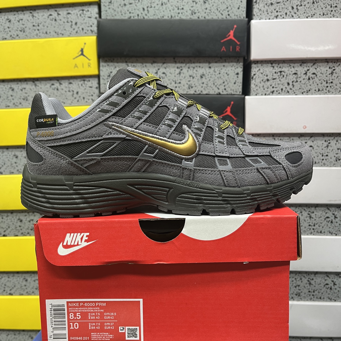 Nike P-6000 Premium Cordura Medium Ash Golden Hops - Image 11