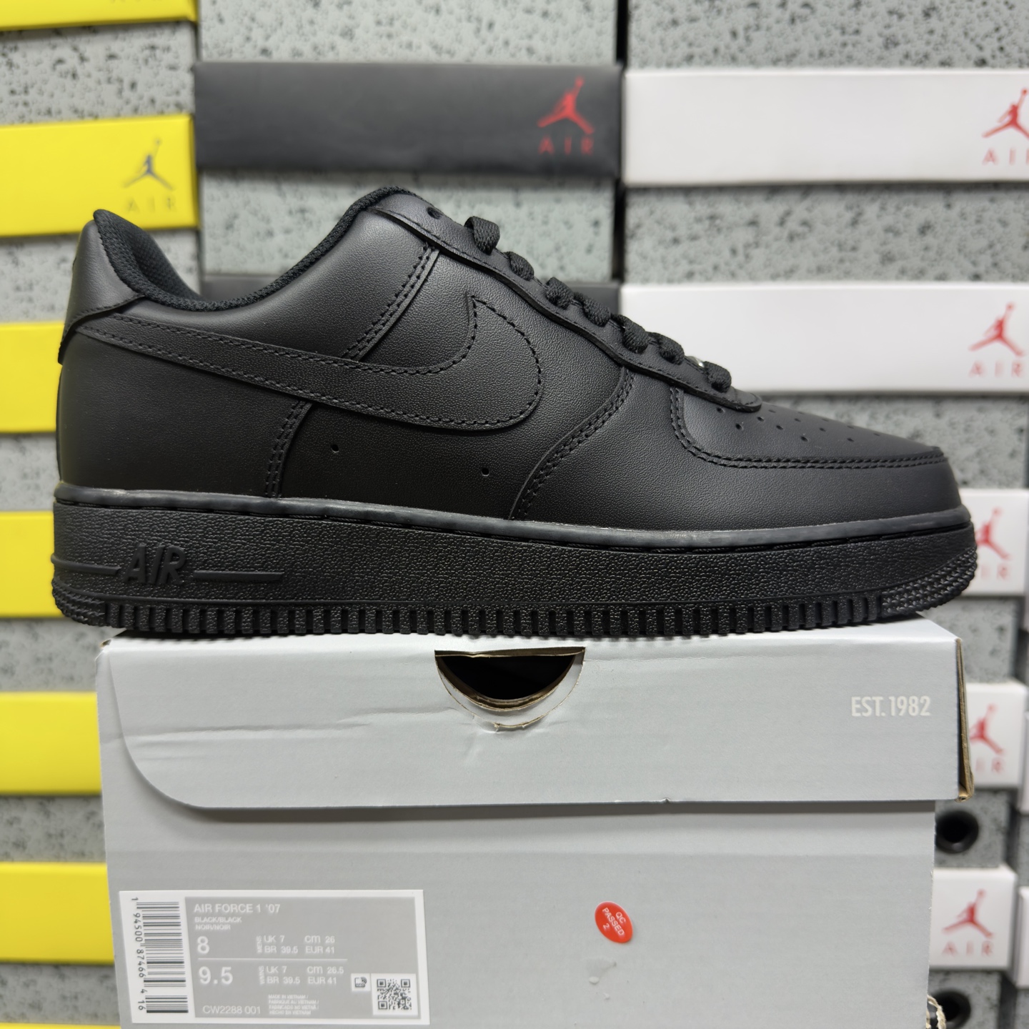 Nike Air Force 1 Low '07 (Black) - Image 10
