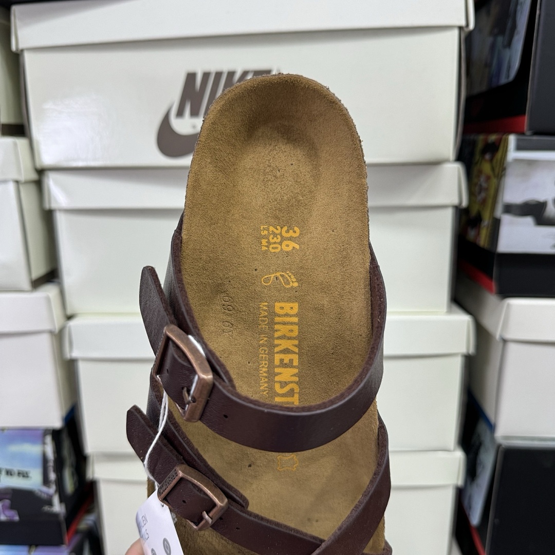 Birkenstock Birken Arizona Birkibuc Double Buckle Flip Flops - Image 5
