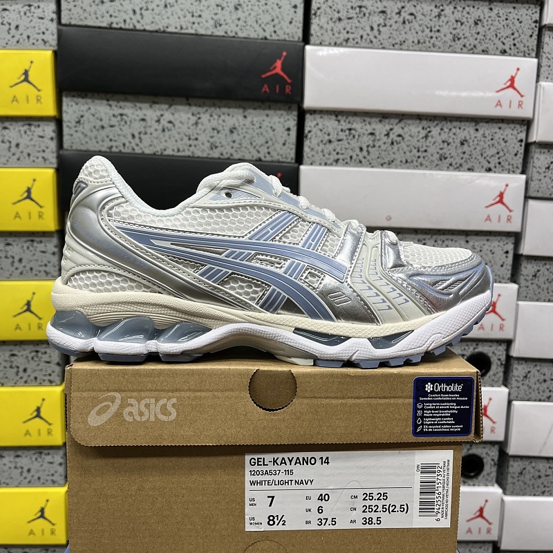 ASICS Gel-Kayano 14 (White Light Navy)