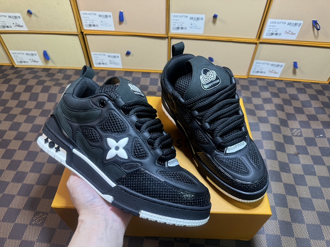 Louis Vuitton LV SkateBlack Sports Shoes - Image 6