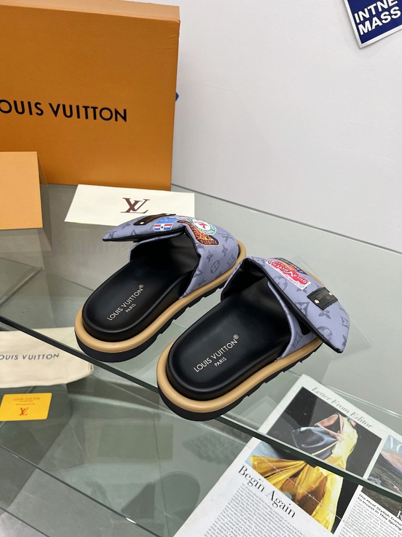 Louis Vuitton Velcro Slippers - Image 5