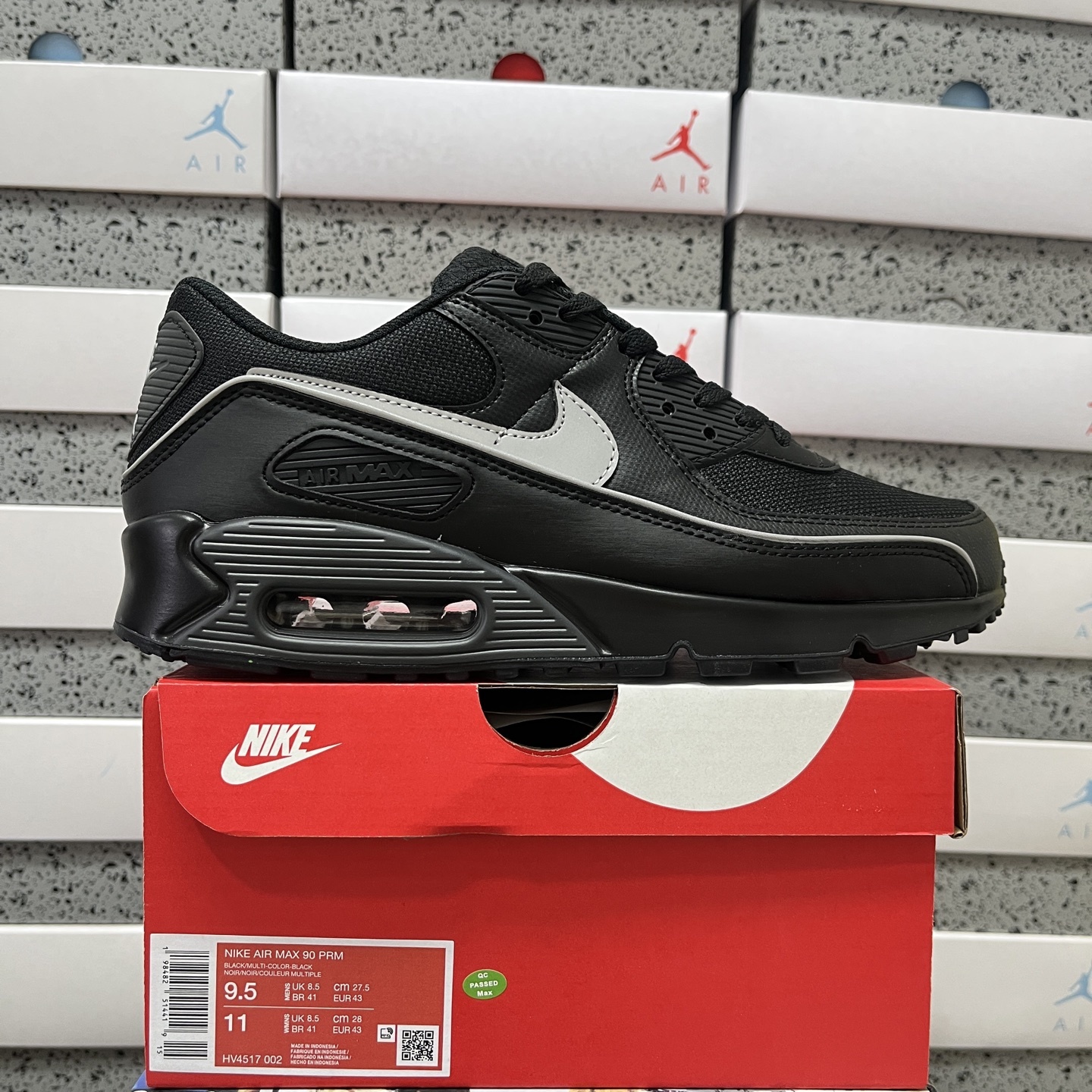Nike Air Max 90 Premium Black Reflective - Image 10
