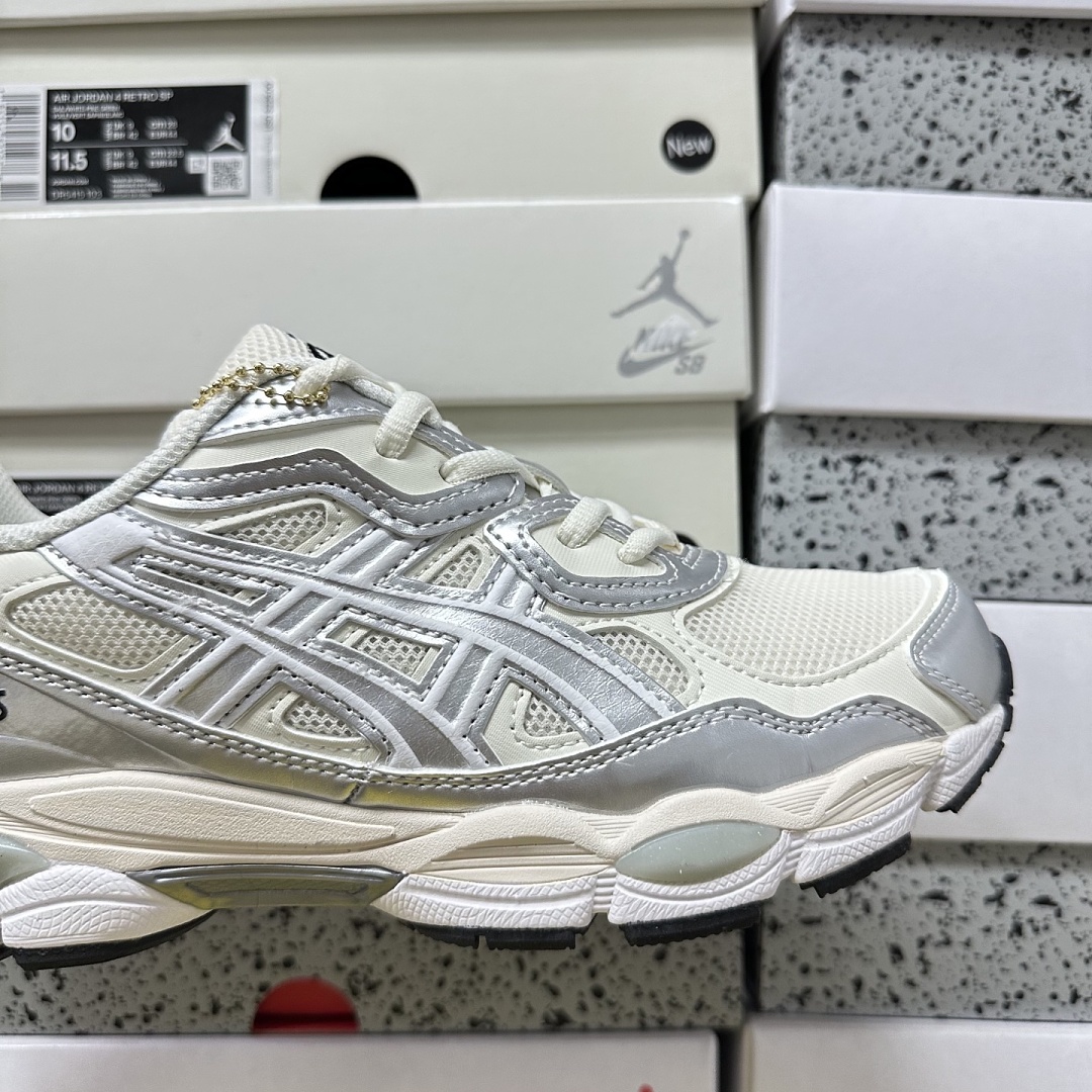 ASICS Gel-NYC Cream Pure Silver 1203A805-101 - Image 10