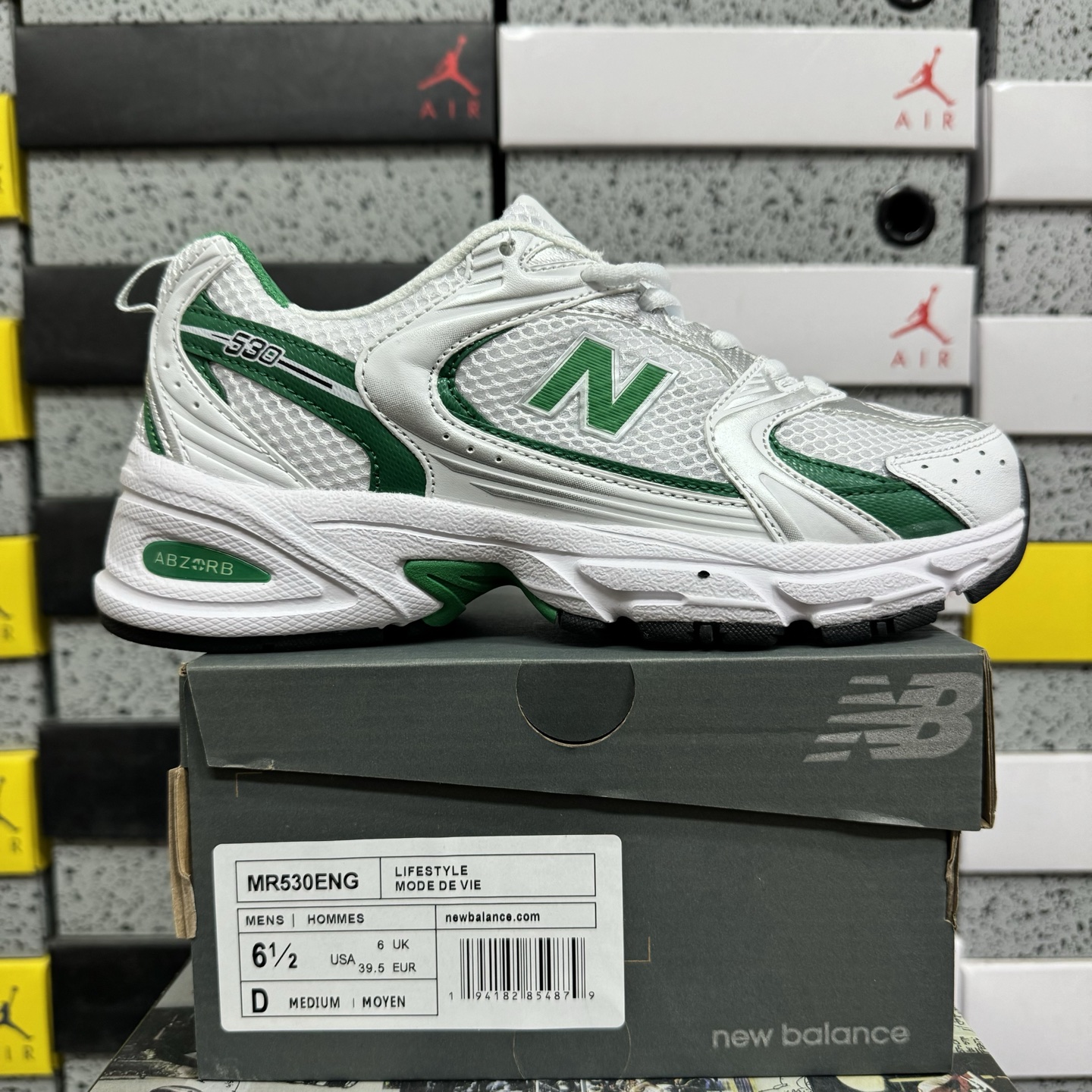 New Balance 530 White Nightwatch (Green) - Image 11