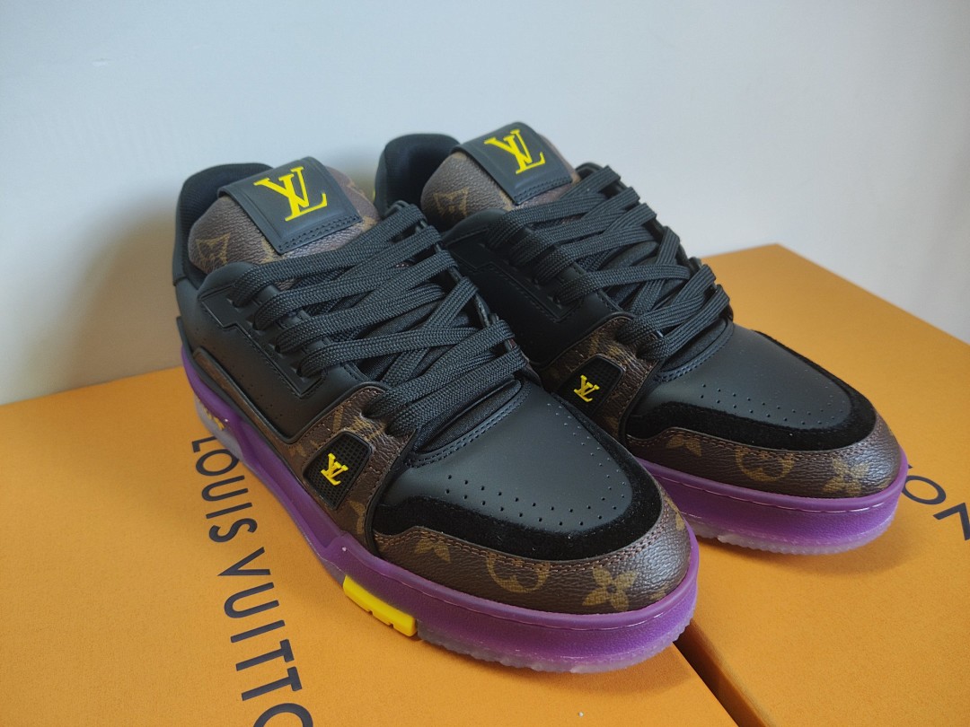 Louis Vuitton LV Trainer Monogram (Purple) - Image 4