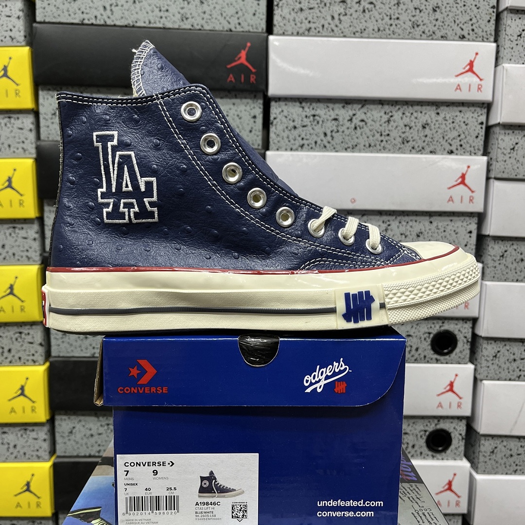 Converse Chuck Taylor All Star Hi Undefeated X Los Angeles Dodgers Ostrich
