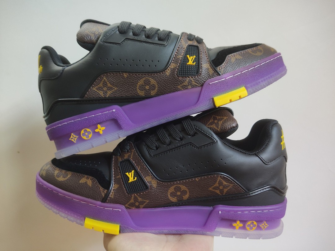 Louis Vuitton LV Trainer Monogram (Purple) - Image 6