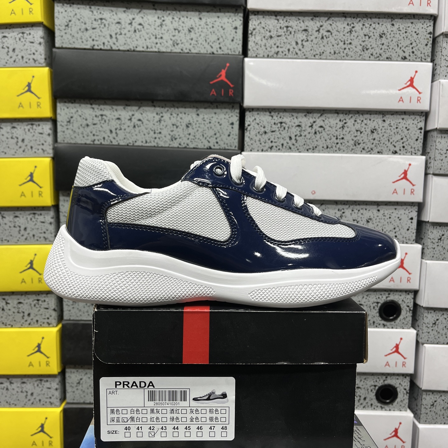 Prada America's Cup Royal Blue Silver 4E3400 - Image 11