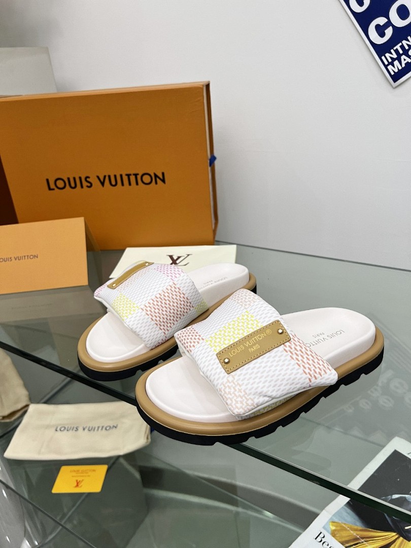 Louis Vuitton Velcro Slippers - Image 5