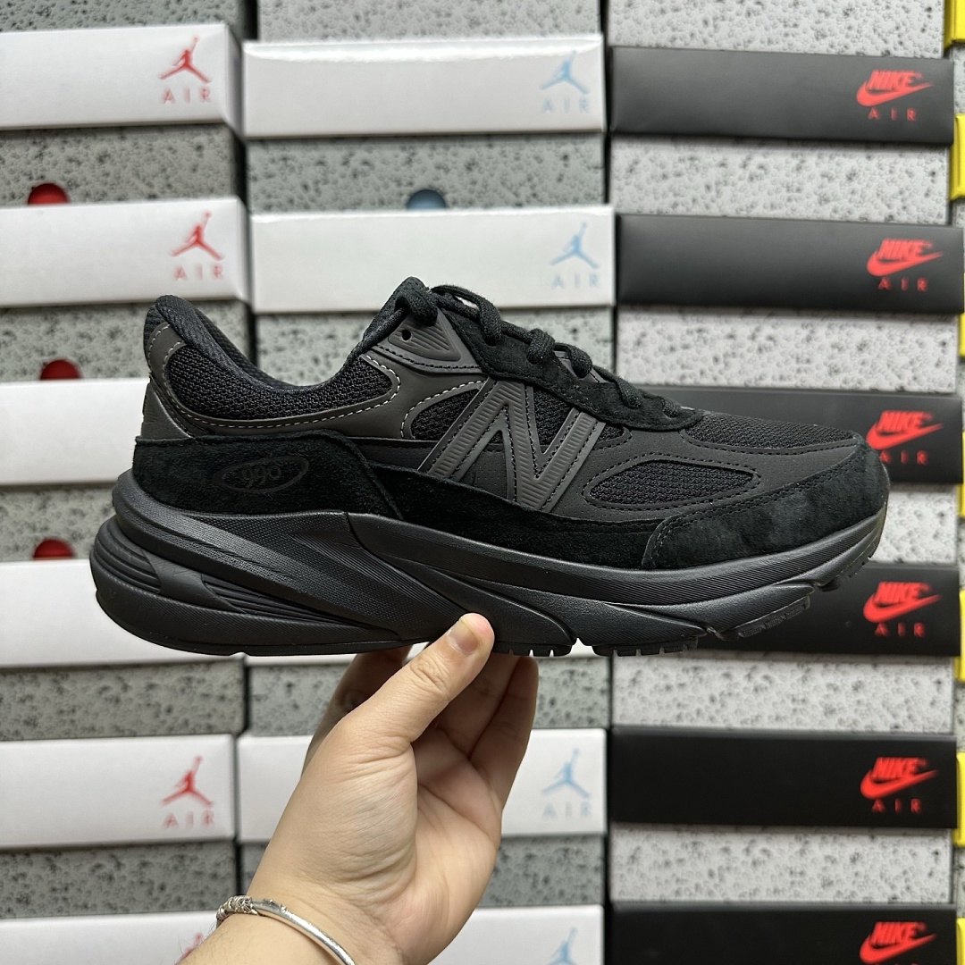 New Balance 990V6 (Triple Black) - Image 3