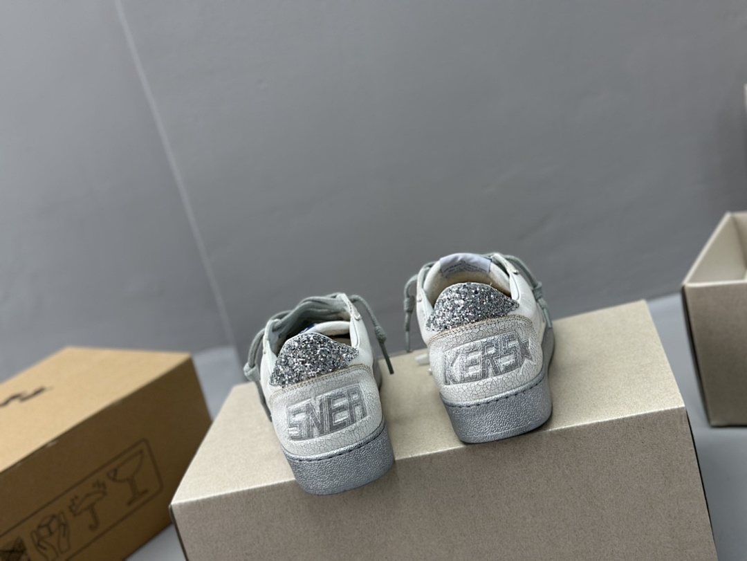 Golden Goose Deluxe Brand Silver Sole Sequin - Image 5