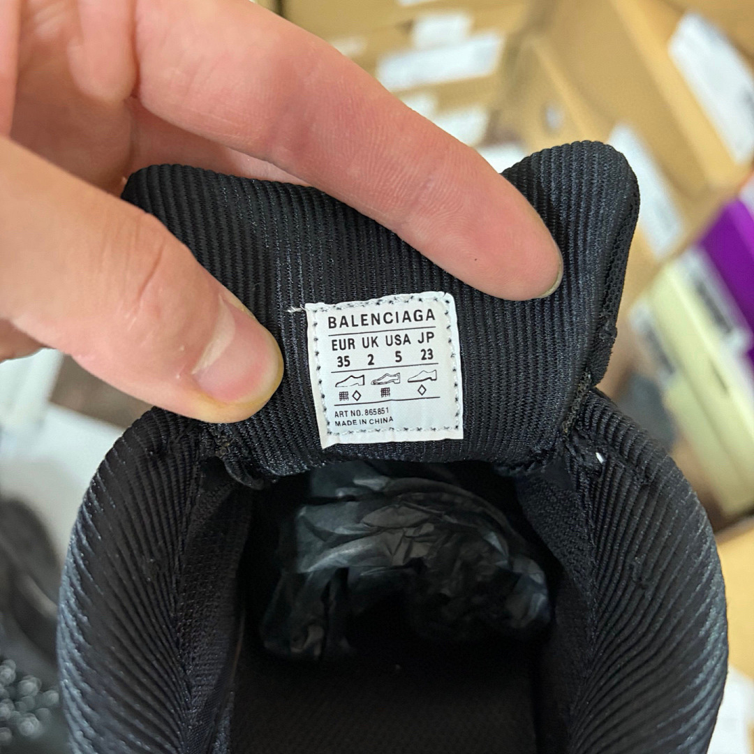 Balenciaga Triple S.2 Black Dark Grey S 2 - Image 4