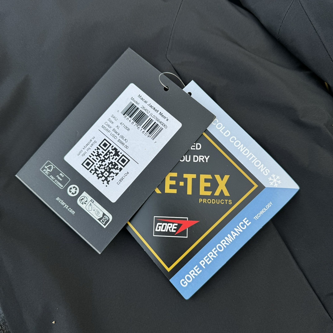 Arc'teryx Macai Jacket (Black) - Image 5