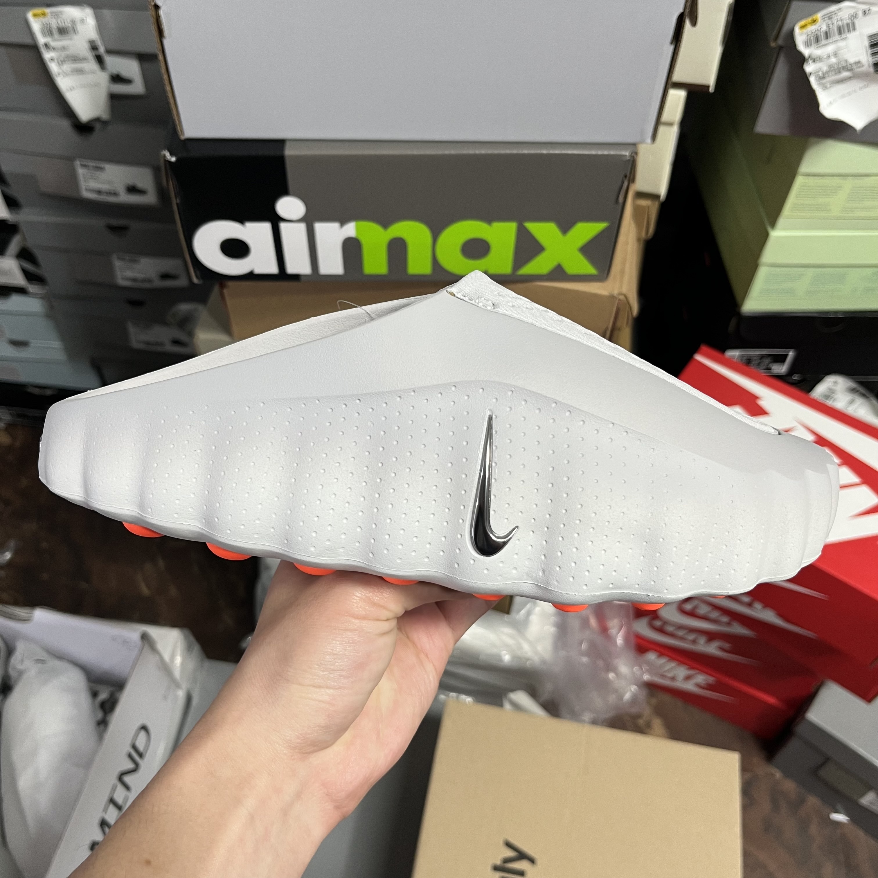 Nike Mind 001 Slide Light Smoke (Grey) - Image 9