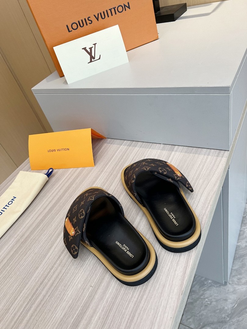 Louis Vuitton Velcro Slippers - Image 5