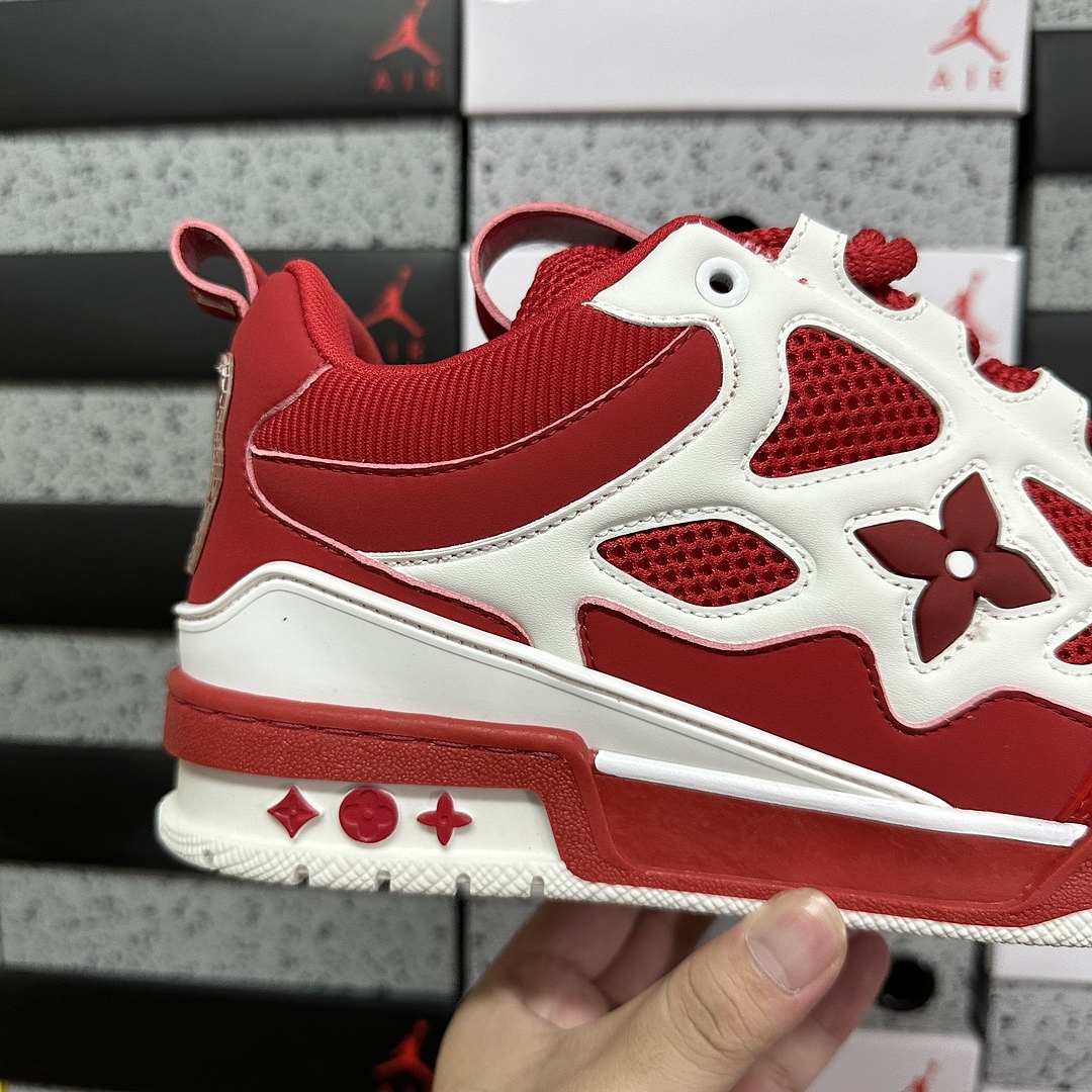 Louis Vuitton Skate Sneaker SK8 (White Red) - Image 7