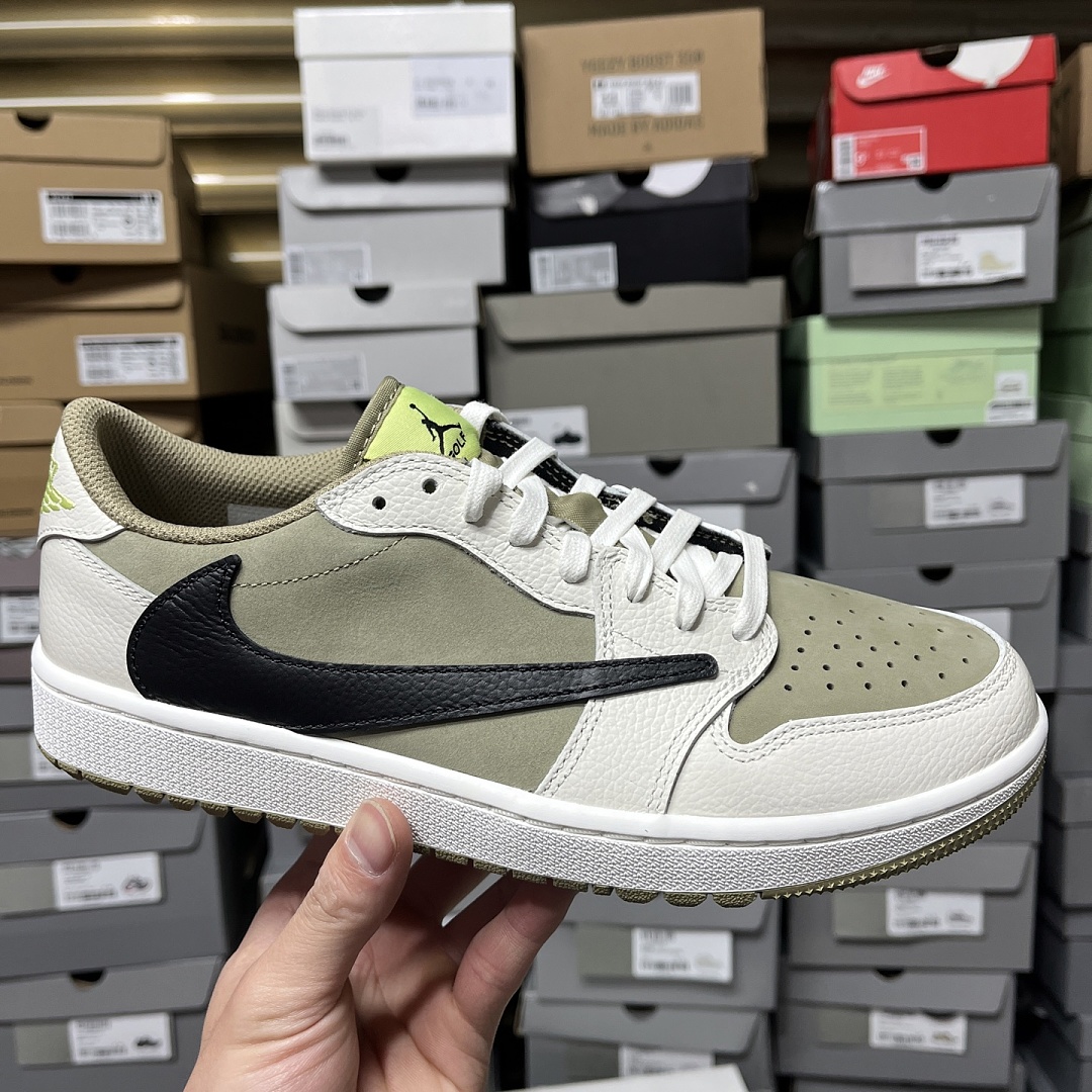 Nike Travis Scott Neutral Olive 6.0 Golf Reverse Swoosh - Image 2