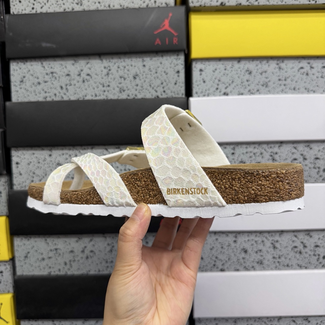 Birkenstock Birken Arizona Birkibuc Double Buckle Flip Flops - Image 6
