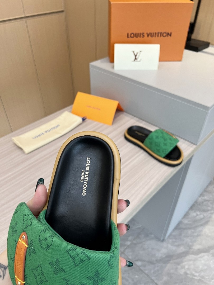 Louis Vuitton Velcro Slippers - Image 5