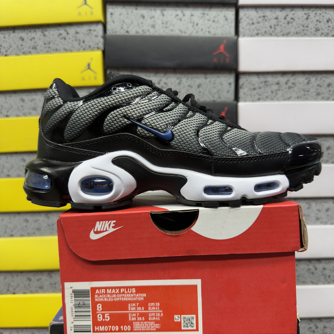 Nike Air Max Plus White Black Racer (Blue)