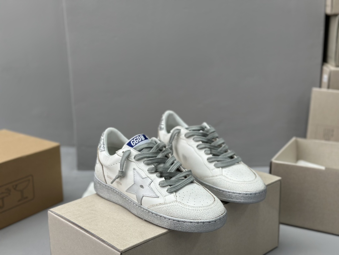 Golden Goose Deluxe Brand Silver Sole Sequin - Image 9