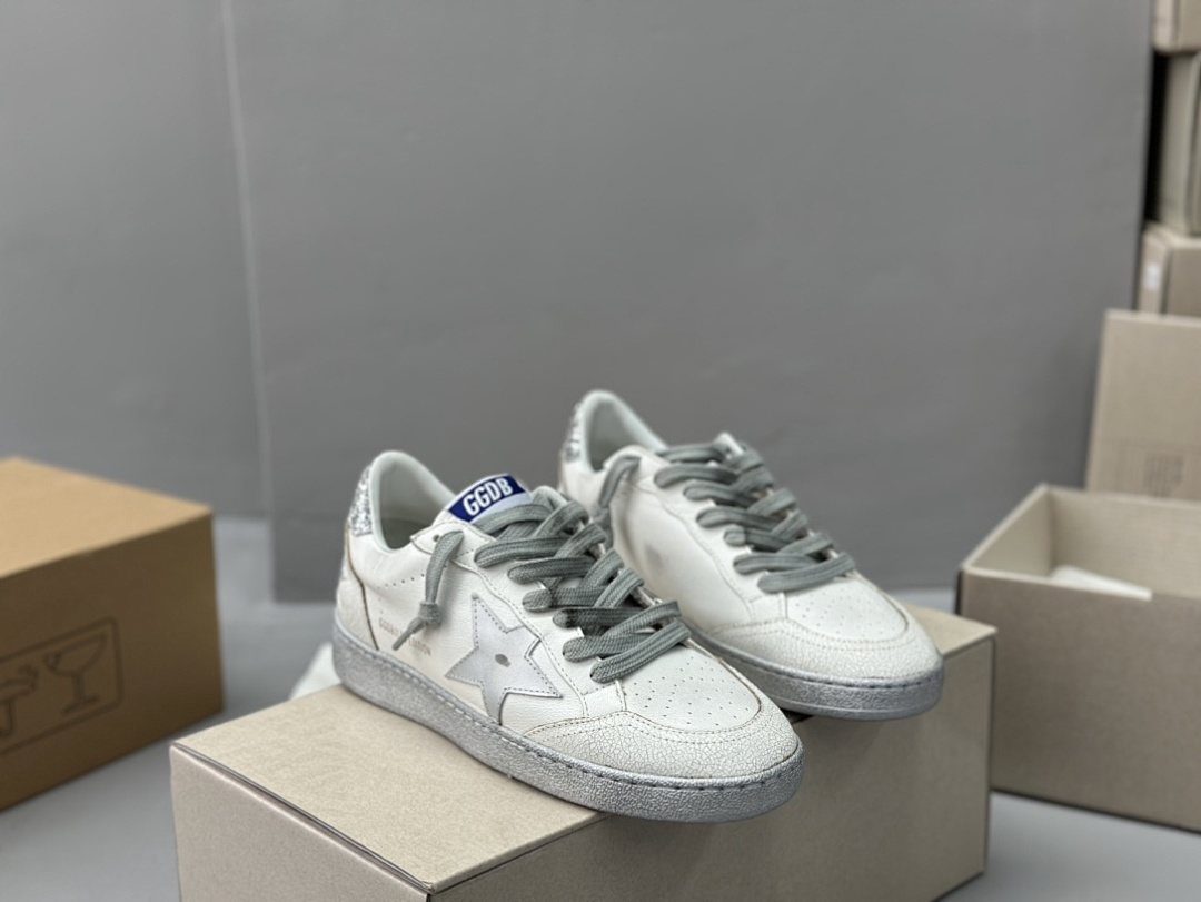 Golden Goose Deluxe Brand Silver Sole Sequin