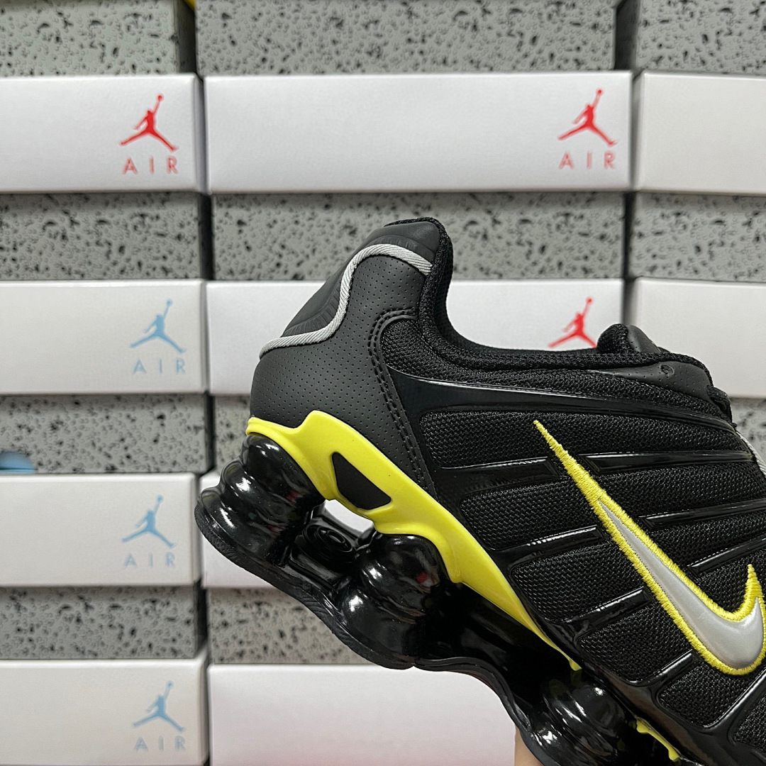 Nike Shox TL Black Dynamic (Yellow Metallic Silver) - Image 9
