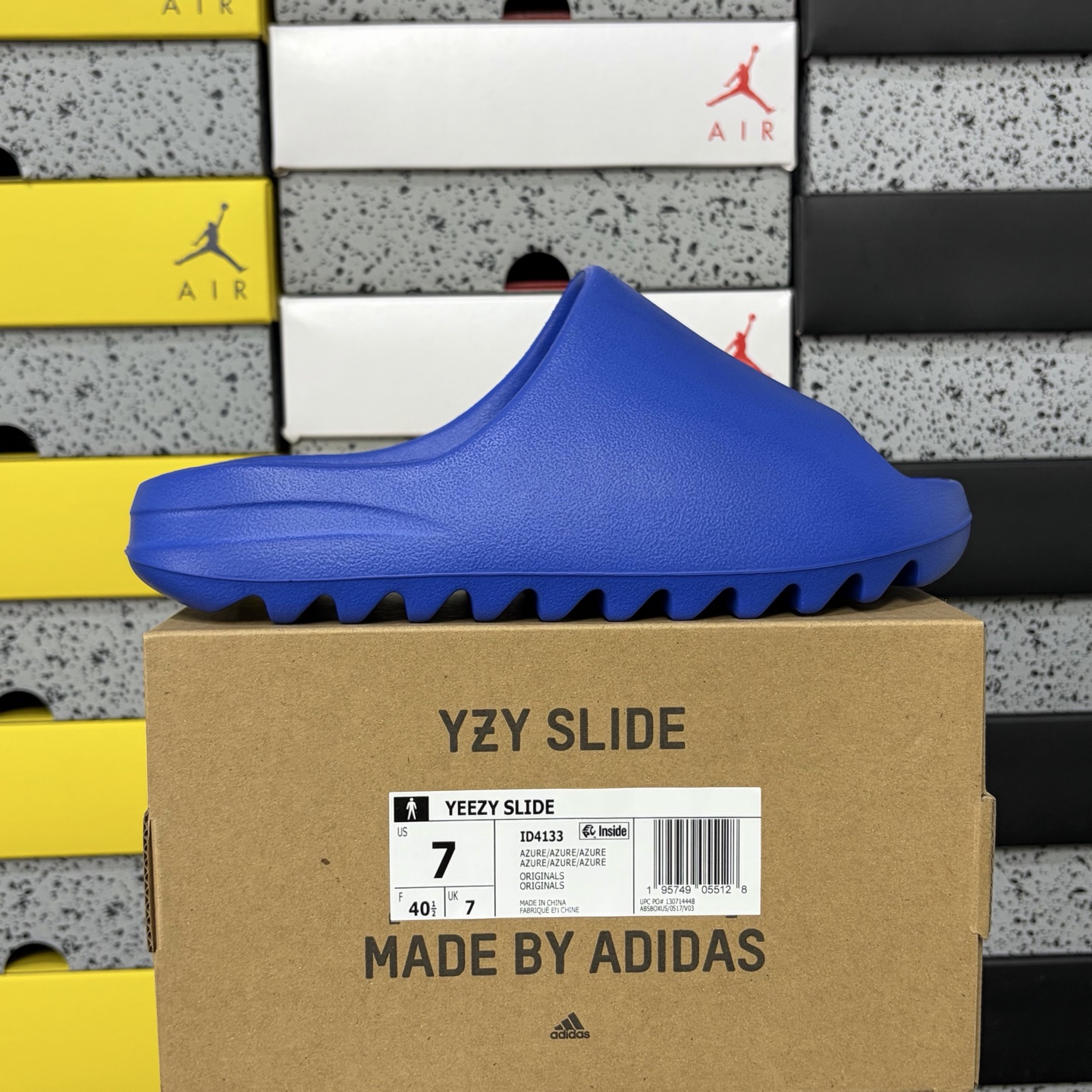 Adidas Yeezy Slide Azure Slides Blue (Matte) - Image 10