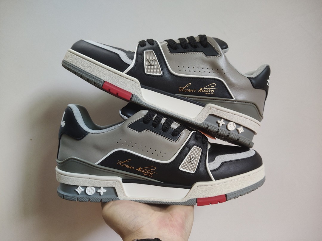 Louis Vuitton LV Trainer (Black Grey) - Image 9