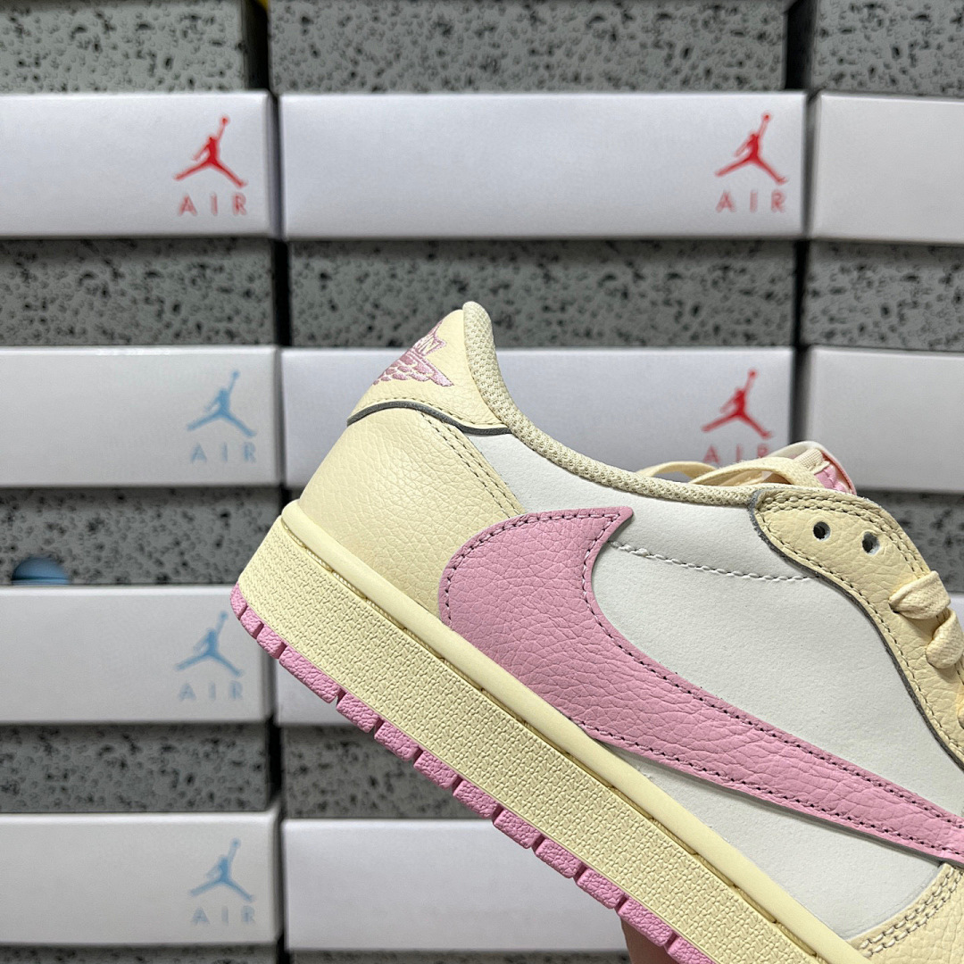 Nike Jordan 1 Retro Low OG SP Travis Scott Shy (Pink) - Image 5