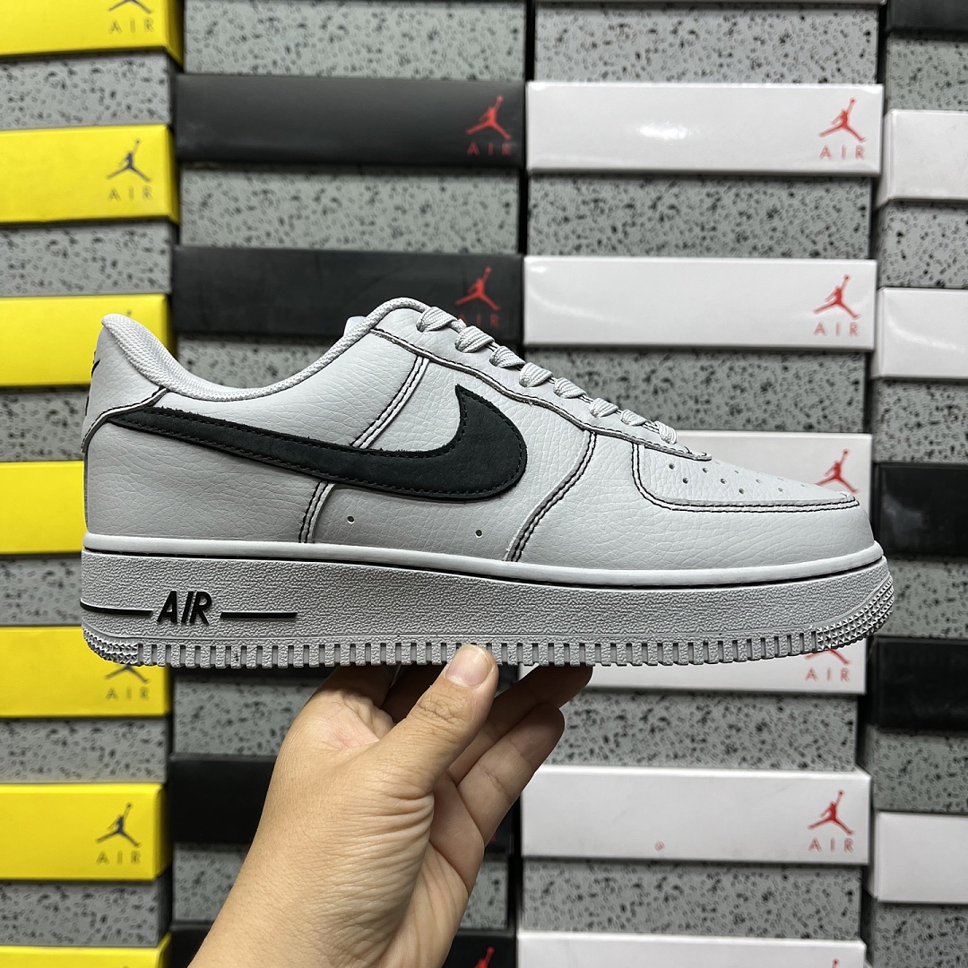 Nike Air Force 1 Low '07 LV8 Wolf (Grey Black) - Image 3