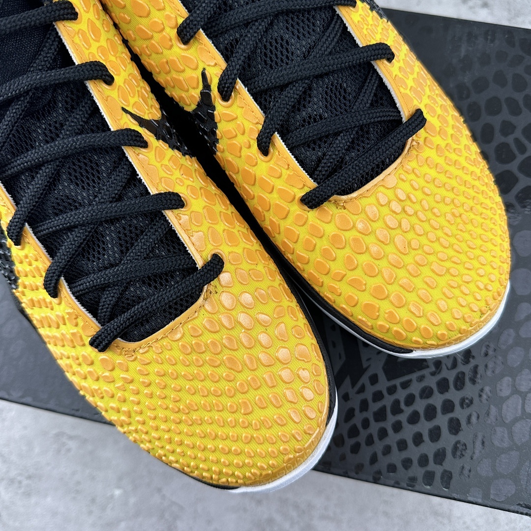 Nike Kobe 6 Lightbulb ZK6 Black Yellow Bruce Lee - Image 6