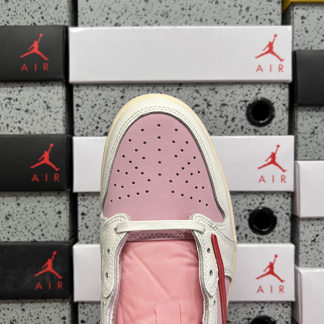 Nike Jordan 1 Retro Low OG SP Travis Scott Shy (Pink) - Image 6