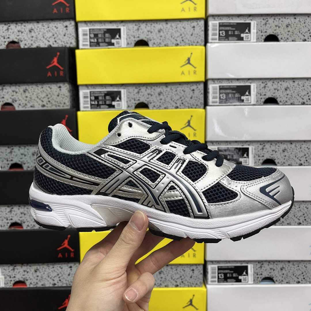 ASICS Gel 1130 Silver / (Dark Blue Black) - Image 6
