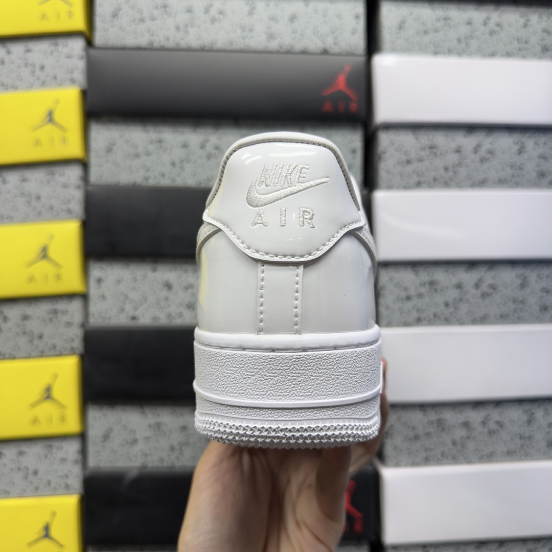 Nike Air Force 1 Low '07 Premium White Patent - Image 7